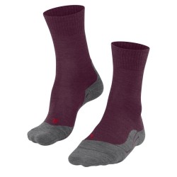 Chaussettes FALKE Mérinos Trekking TK5 Femme Dark Mauve