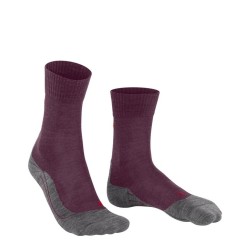 Chaussettes FALKE Mérinos Trekking TK5 Femme Dark Mauve