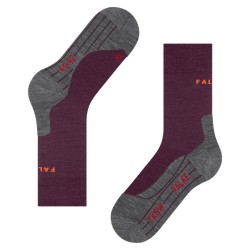 Chaussettes FALKE Mérinos Trekking TK5 Femme Dark Mauve