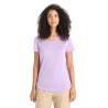 T-shirt Manches Courtes ICEBREAKER Mérinos Cool-Lite (Femme) Purple Gaze