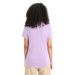 T-shirt Manches Courtes ICEBREAKER Mérinos Cool-Lite (Femme) Purple Gaze