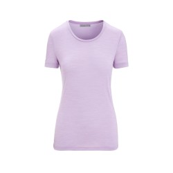 T-shirt Manches Courtes ICEBREAKER Mérinos Cool-Lite (Femme) Purple Gaze