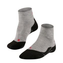 Chaussettes FALKE Mérinos Trekking TK5 Short Homme Light Grey