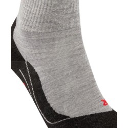 Chaussettes FALKE Mérinos Trekking TK5 Short Homme Light Grey