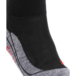 Chaussettes FALKE Mérinos Trekking TK5 Short Femme Black Mix