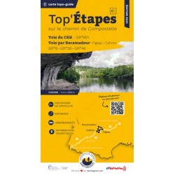 Carte Topo-Guide voie du Célé/Rocamadour