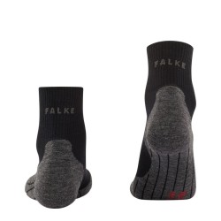 Chaussettes FALKE Mérinos Trekking TK5 Wool Short Homme Black-mix