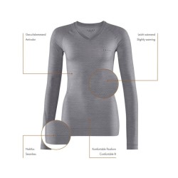 T-shirt manches longues Wool-Tech Light (Femme) Capitaine