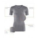 T-shirt FALKE Wool-Tech Light (Femme) Capitain