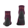 Chaussettes FALKE Mérinos Trekking TK5 Wool Short Femme Dark Mauve