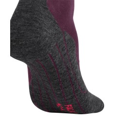 Chaussettes FALKE Mérinos Trekking TK5 Wool Short Femme Dark Mauve