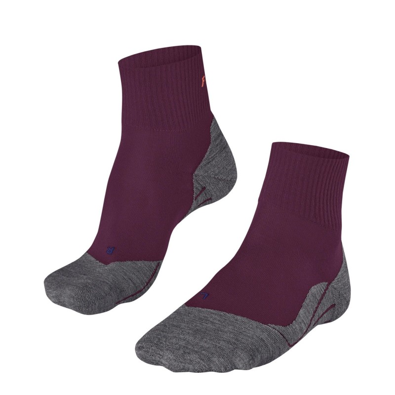 Chaussettes Lyocell FALKE TK5 Short Cool (Femme) Dark Mauve