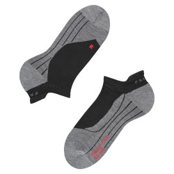 Chaussettes FALKE Mérinos Trekking TK5 Invisible Homme Black