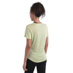 T-shirt Manches Courtes ICEBREAKER Mérinos Cool-Lite (Femme) Glazen