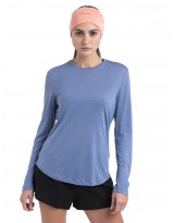 T-shirt Manches Longues ICEBREAKER Mérinos Cool-Lite (Femme) Kyanite