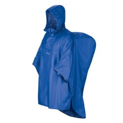 Poncho FERRINO Hiker Manches Mi-Longues Bleu