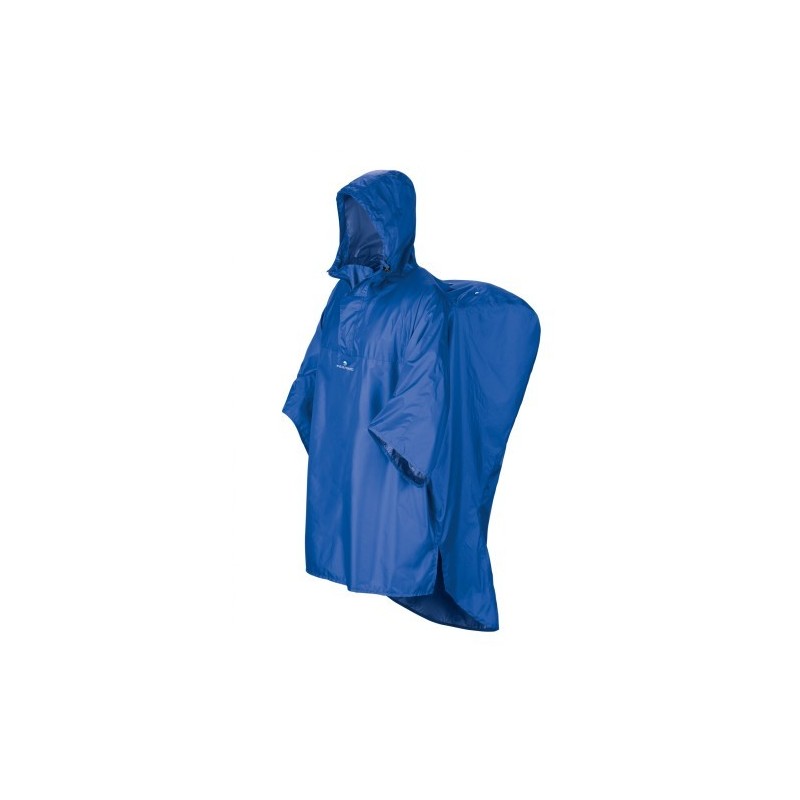 Poncho FERRINO Hiker Manches Mi-Longues Bleu