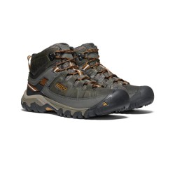 KEEN Targhee III WP Mid WIDE Black Olive/Golden Brown (Extra-Larges Homme)