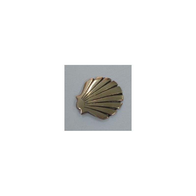 Coquille Saint Jacques d'ornement en bronze