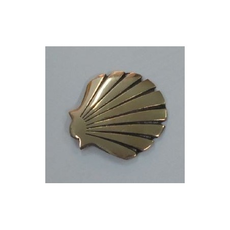 Coquille Saint Jacques d'ornement en bronze