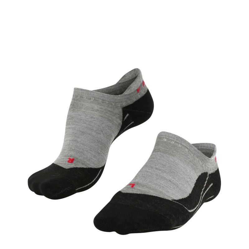 Chaussettes FALKE Mérinos Trekking TK5 Invisible Femme light grey