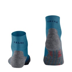 Chaussettes FALKE Mérinos Trekking TK5 Short Homme Galaxy Blue