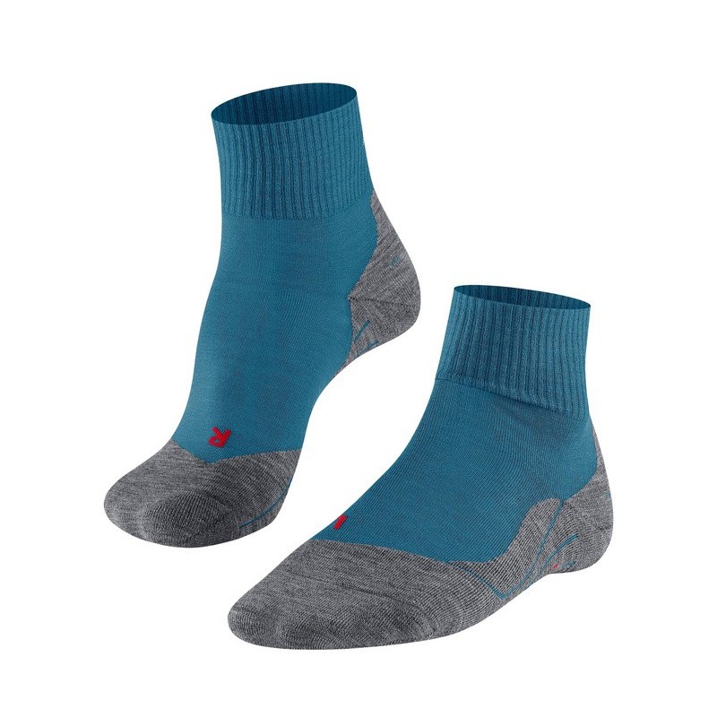 Chaussettes FALKE Mérinos Trekking TK5 Short Homme Galaxy Blue