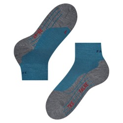 Chaussettes FALKE Mérinos Trekking TK5 Short Homme Galaxy Blue