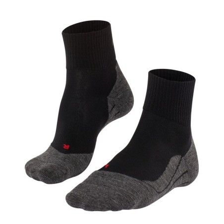 Chaussettes FALKE Mérinos Trekking TK5 Wool Short Homme Black-mix