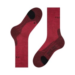 Chaussettes FALKE Mérinos Trekking TK2 Wool Femme Scarlet