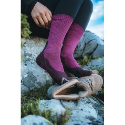 Chaussettes FALKE Mérinos Trekking TK2 Wool Femme Scarlet