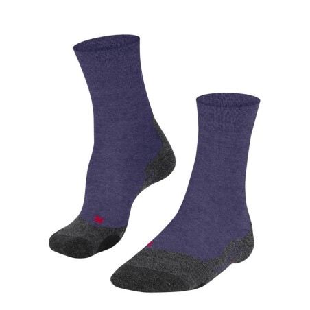 Chaussettes FALKE Mérinos Trekking TK2 Mélange (Femme) Viola