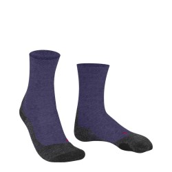 Chaussettes FALKE Mérinos Trekking TK2 Mélange (Femme) Viola