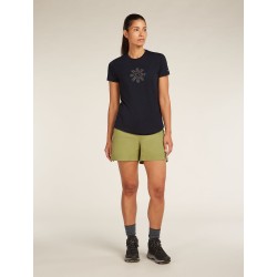 T-Shirt Mérinos Manches Courtes ICEBREAKER 125 Cool-Lite Fusion Black (Femme)