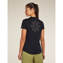 T-Shirt Mérinos Manches Courtes ICEBREAKER 125 Cool-Lite Fusion Black (Femme)