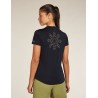 T-Shirt Mérinos Manches Courtes ICEBREAKER 125 Cool-Lite Fusion Black (Femme)