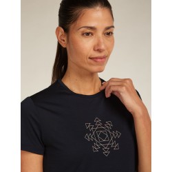 T-Shirt Mérinos Manches Courtes ICEBREAKER 125 Cool-Lite Fusion Black (Femme)