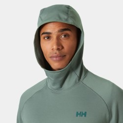 Sweat à Capuche Micropolaire HELLY HANSEN Versalite Fleece Hoodie Grey Cactus (Homme)