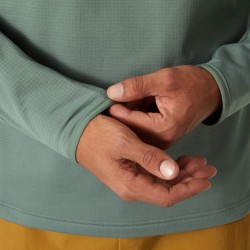 Sweat à Capuche Micropolaire HELLY HANSEN Versalite Fleece Hoodie Grey Cactus (Homme)