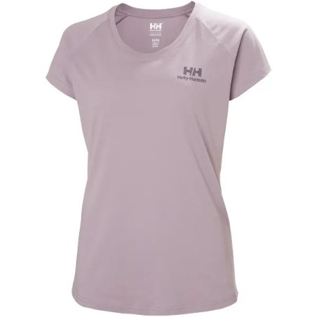 T-Shirt Coton/Synthétique HELLY HANSEN Nord Graphic Drop Purple Cray (Femme)