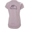 T-Shirt Coton/Synthétique HELLY HANSEN Nord Graphic Drop Purple Cray (Femme)