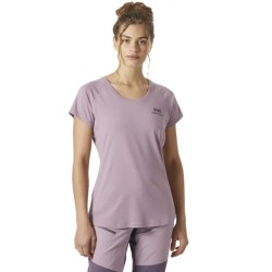 T-Shirt Coton/Synthétique HELLY HANSEN Nord Graphic Drop Purple Cray (Femme)