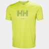 T-Shirt Technique UPF50+ HELLY HANSEN Tech Graphic 2.0 Cyber Lime (Homme)
