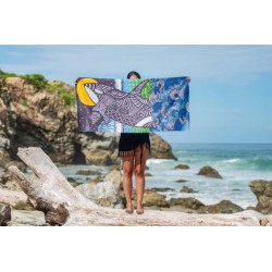 Serviette Microfibre PACKTOWL Personal Body 64x137 Artist Series Orca