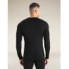 Haut Thermique Mérinos Manches Longues ICEBREAKER Oasis 200 LS Crewe (Homme) Black