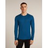 Haut Thermique Mérinos Manches Longues ICEBREAKER Oasis 200 LS Crewe (Homme) Atlantis
