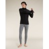 Haut Thermique Mérinos ICEBREAKER 200 Oasis LS Half Zip (Homme) Black