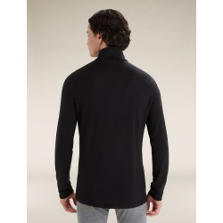 Haut Thermique Mérinos ICEBREAKER 200 Oasis LS Half Zip (Homme) Black