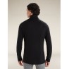 Haut Thermique Mérinos ICEBREAKER 200 Oasis LS Half Zip (Homme) Black