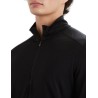 Haut Thermique Mérinos ICEBREAKER 200 Oasis LS Half Zip (Homme) Black